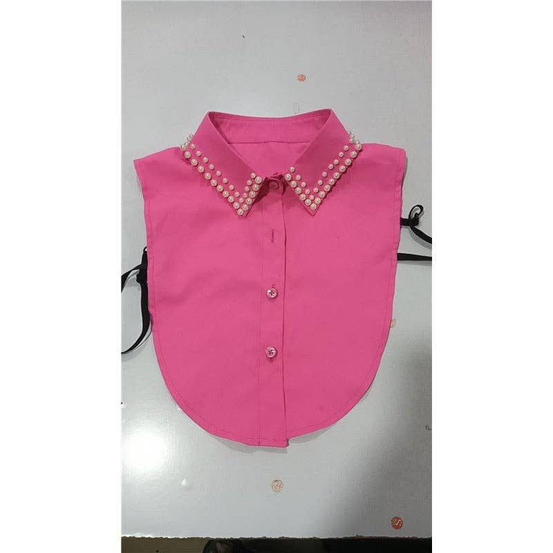 Pearl Studded Detachable Shirt Collars - Juli's Wearable Art