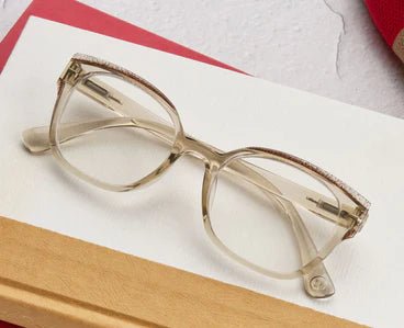 Peepers Blue Light Readers | Glimmer | Tan