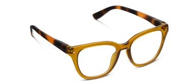 Peepers Blue Light Readers | Lenore | Butterscotch + Mocha Tortoise
