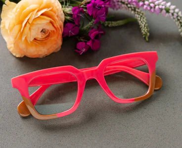 Peepers Blue Light Readers | Page | Pink + Tan - Juli's Wearable Art