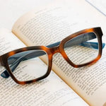 Peepers Blue Light Readers | Siren | Mocha Tortoise Navy - Juli's Wearable Art