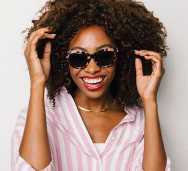 Peepers Capri Polarized Sunglasses - Pink Botanico - Juli's Wearable Art