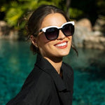 Peepers Frenchy Reader Sunglasses - Black & White - Juli's Wearable Art