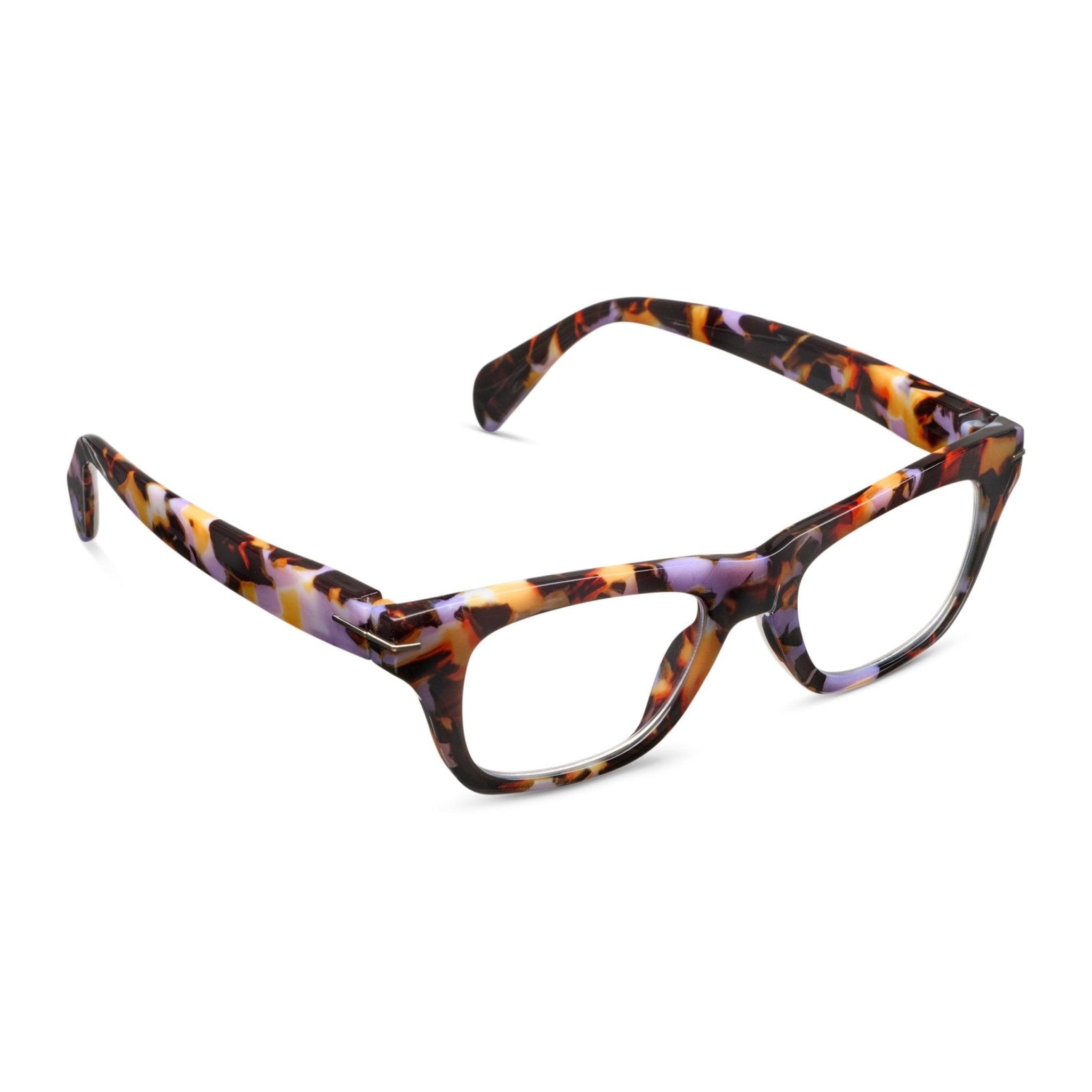Peepers Lucky Stars Blue Light Reading Glasses - Purple Botanico - Juli's Wearable Art