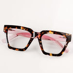 Peepers Take a Bow Blue Light Readers - Pink Botanico & Pink - Juli's Wearable Art