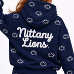 Penn State Embroidered Fleece Hoodie - Juli's Wearable Art