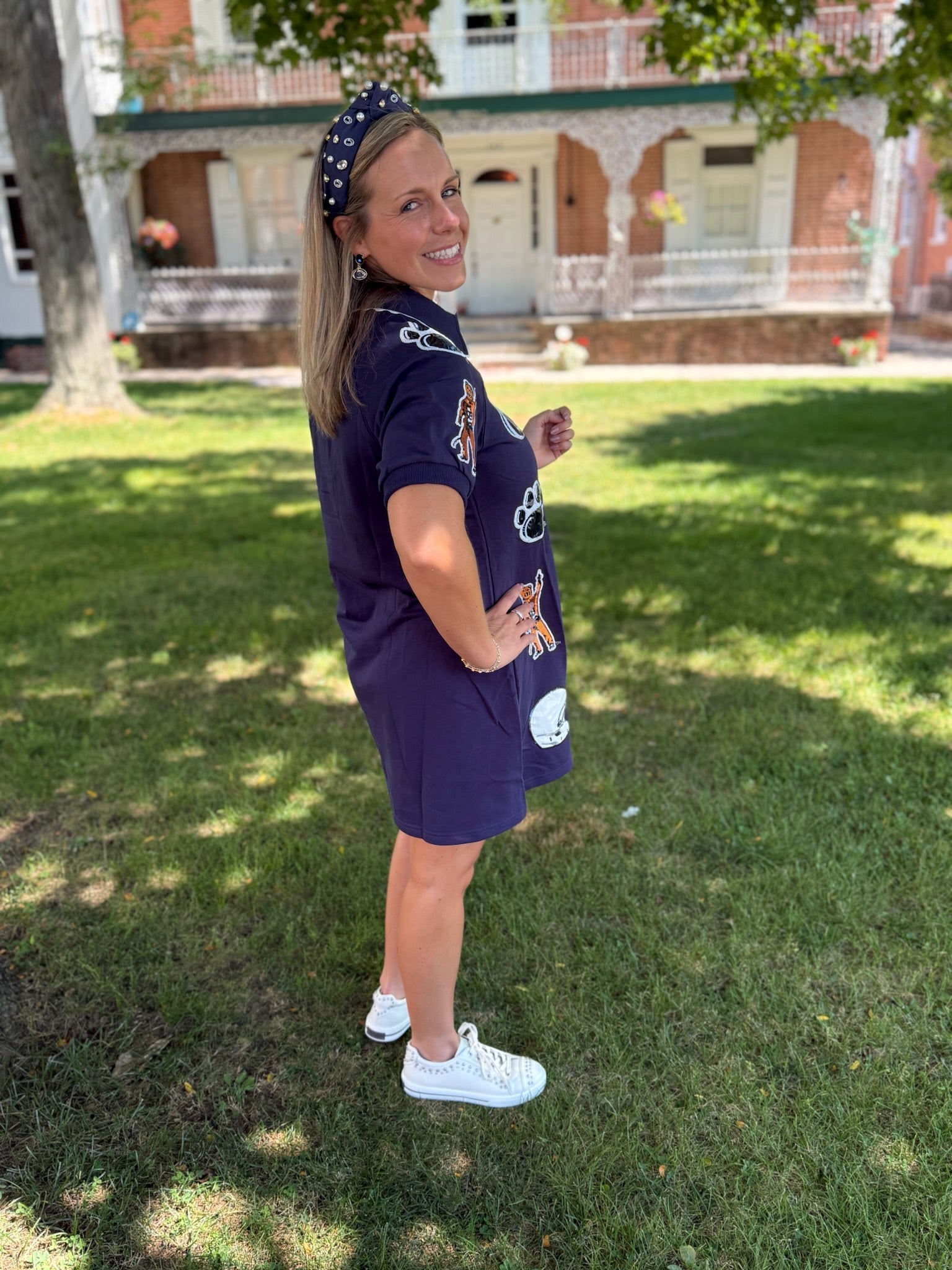Penn State Logo Patch Dress - Juli's Wearable Art
