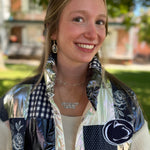 Penn State Patchwork Sherpa Jacket - Juli's Wearable Art