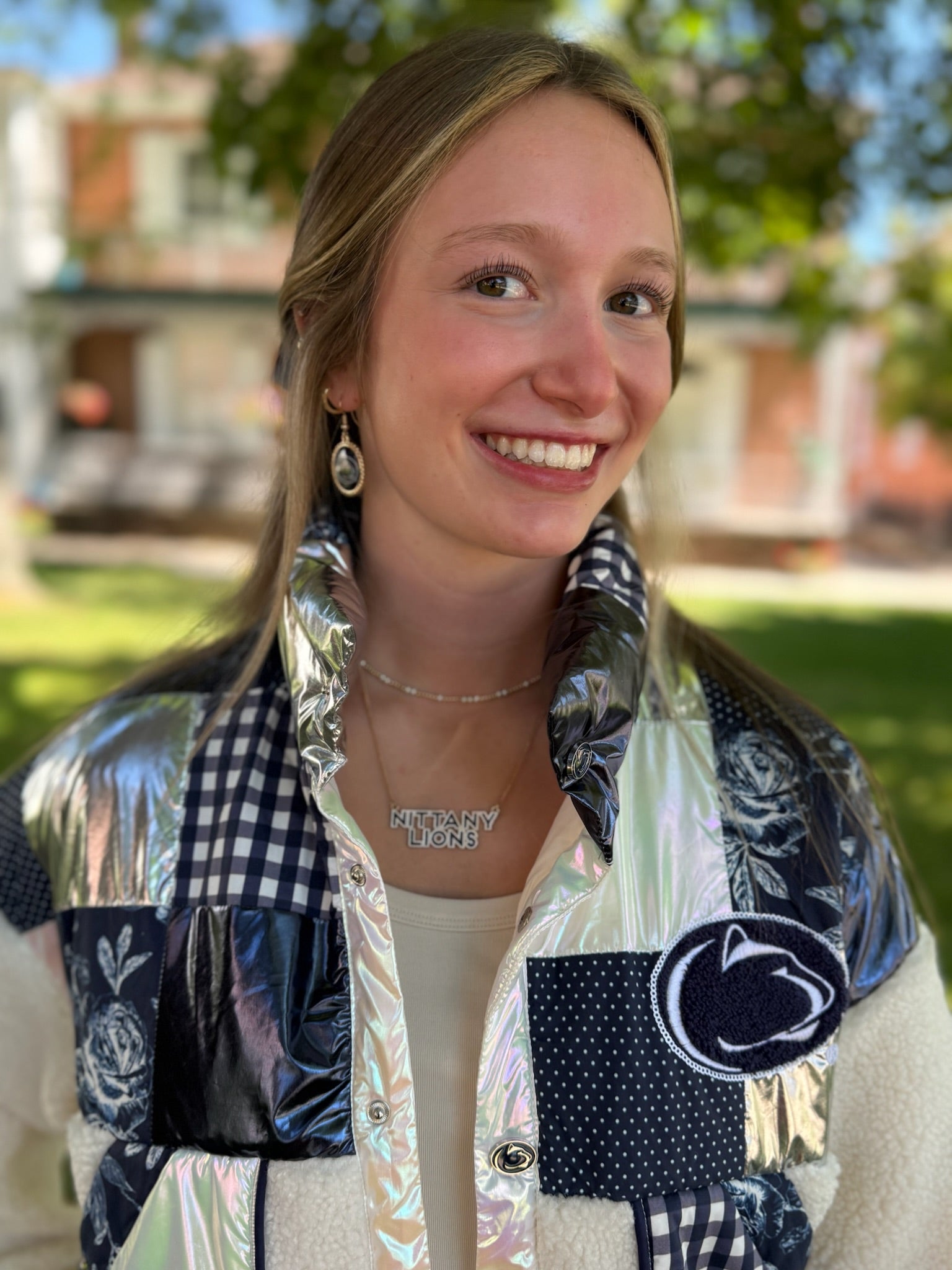 Penn State Patchwork Sherpa Jacket