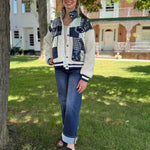 Penn State Patchwork Sherpa Jacket - Juli's Wearable Art