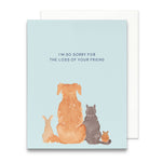 Pet Sympathy Greeting Card | Pet Loss Greeting Card - Juli's Wearable Art