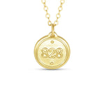 Petite Gold 16" Necklace | Romans 8:28 Pendant - Juli's Wearable Art