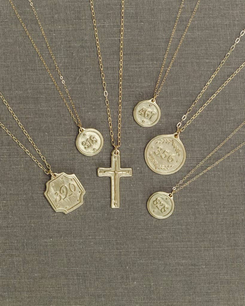 Petite Gold Necklace | Ephesians 3:18 Pendant - Juli's Wearable Art