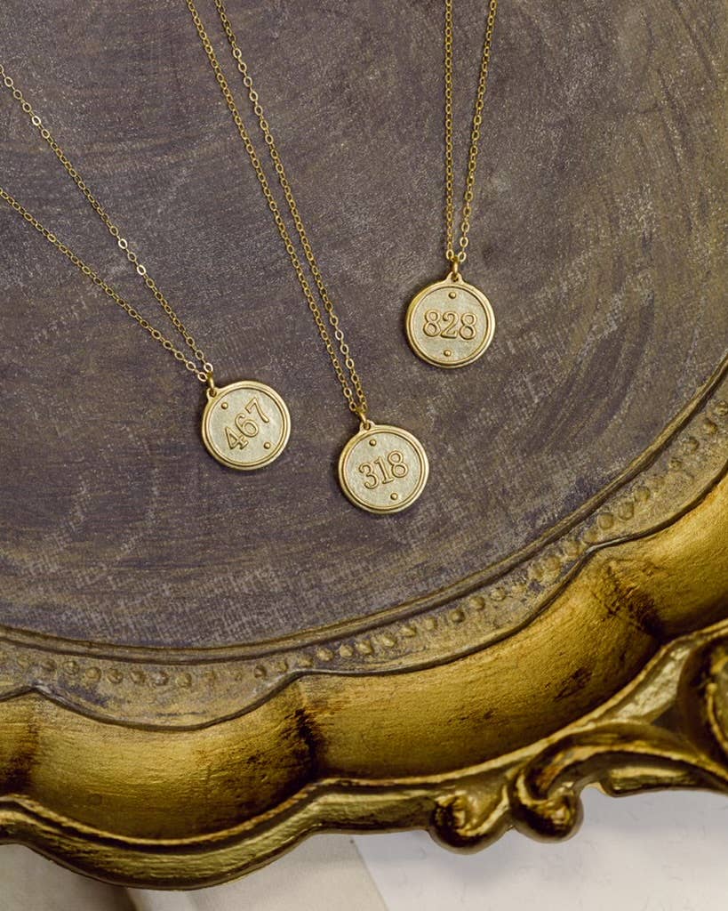 Petite Gold Necklace | Ephesians 3:18 Pendant - Juli's Wearable Art