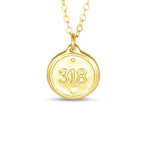 Petite Gold Necklace | Ephesians 3:18 Pendant - Juli's Wearable Art