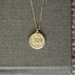 Petite Gold Necklace | Ephesians 3:18 Pendant - Juli's Wearable Art