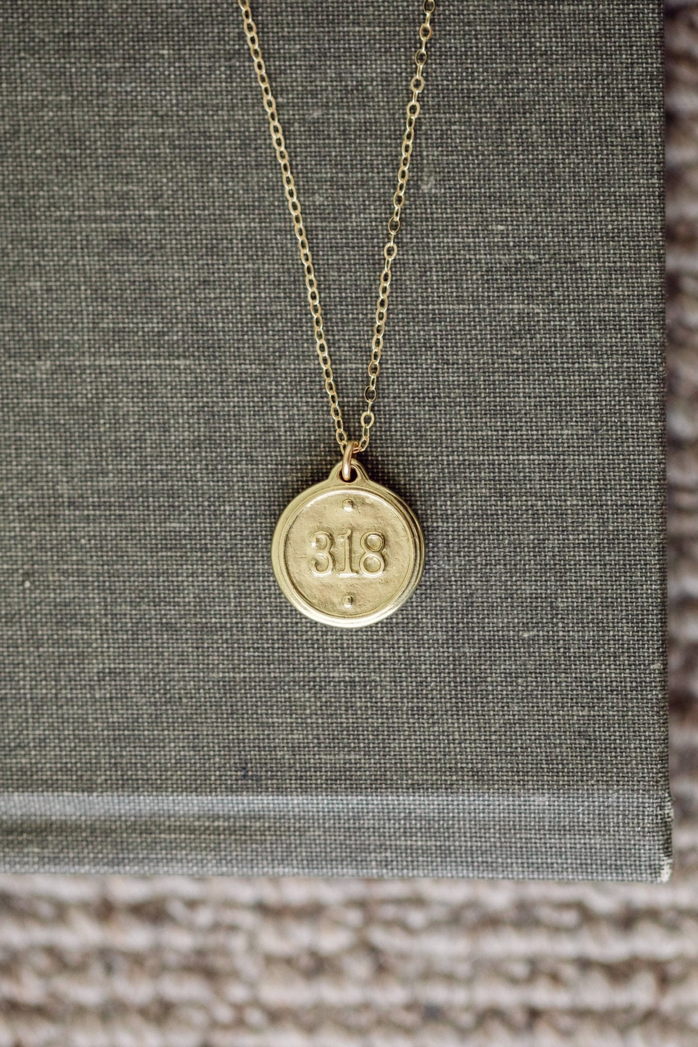Petite Gold Necklace | Ephesians 3:18 Pendant - Juli's Wearable Art
