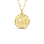 Petite Gold Necklace | Philippians 4:6 - 7 - Juli's Wearable Art