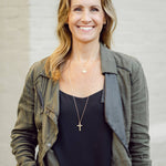Petite Gold Necklace | Philippians 4:6 - 7 - Juli's Wearable Art