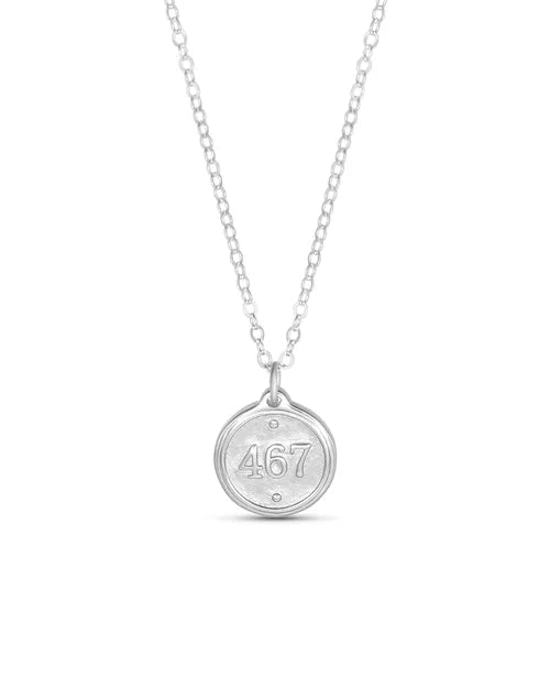 Petite Silver Necklace | Philippians 4:6-7