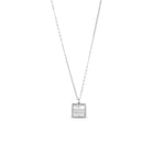 Petite Sterling Silver Necklace | Lamentations 3:22 Pendant - Juli's Wearable Art