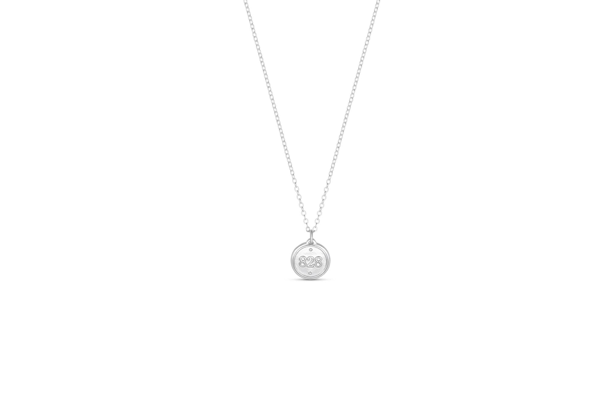 Petite Sterling Silver Necklace |  Romans 8:28 Pendant