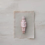 Pink Glitter Soldier Ornament - Juli's Wearable Art