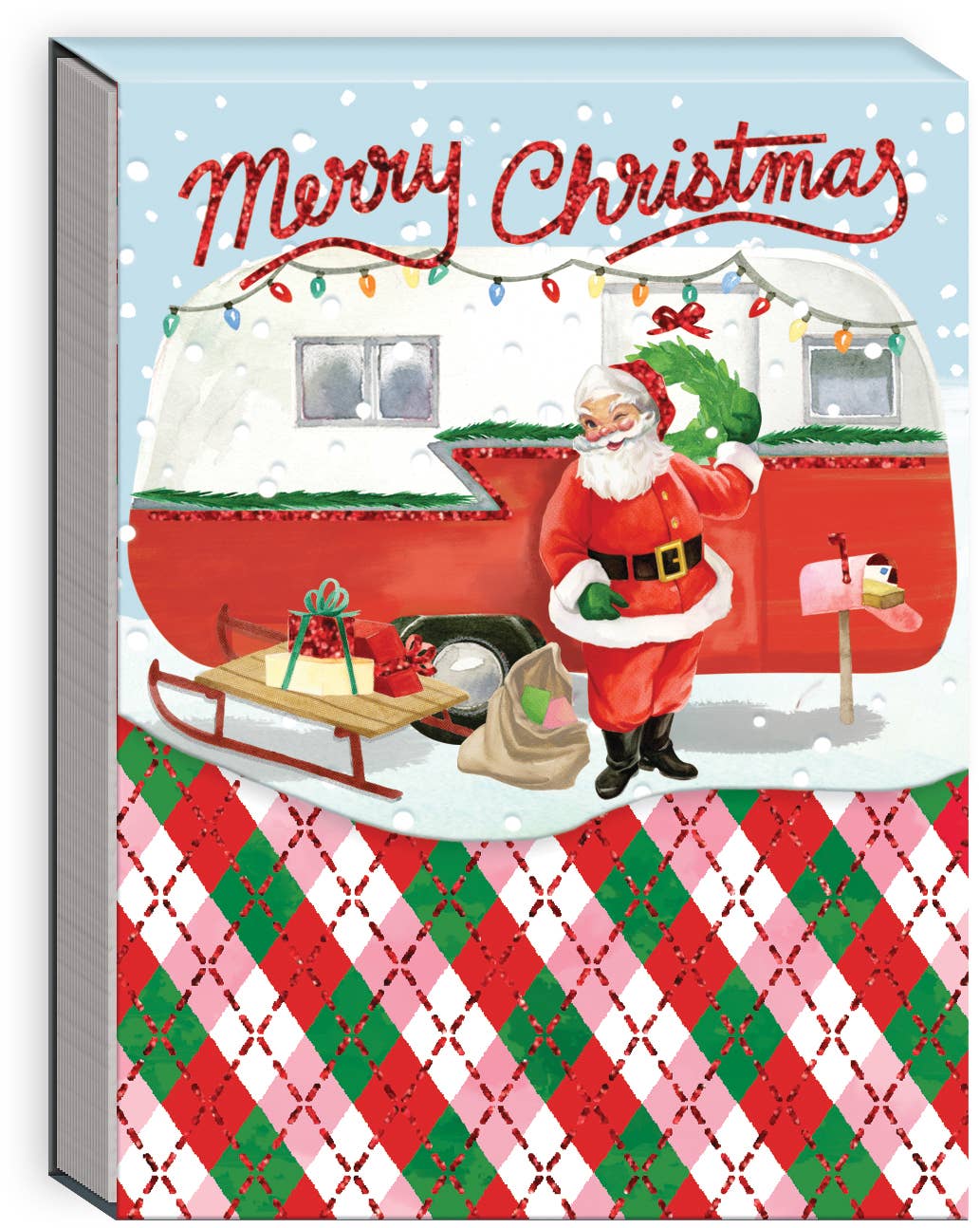 Pocket Notepad Santa Camper - Juli's Wearable Art