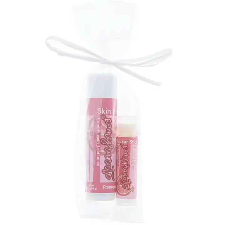 Pomegranate Skin Stick & Pucker Stick Bundle | Gift Set - Juli's Wearable Art
