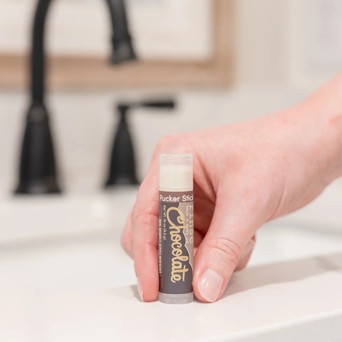 Pucker Stick - Chocolate Lip Balm - Juli's Wearable Art