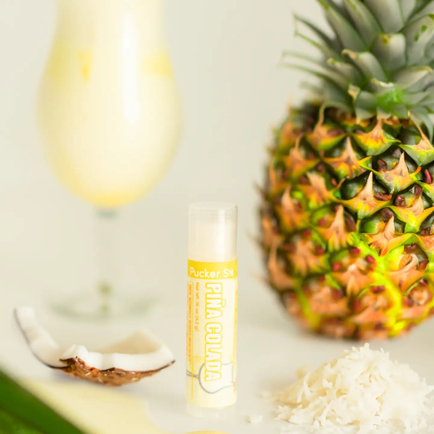 Pucker Stick - Piña Colada Lip Balm - Juli's Wearable Art