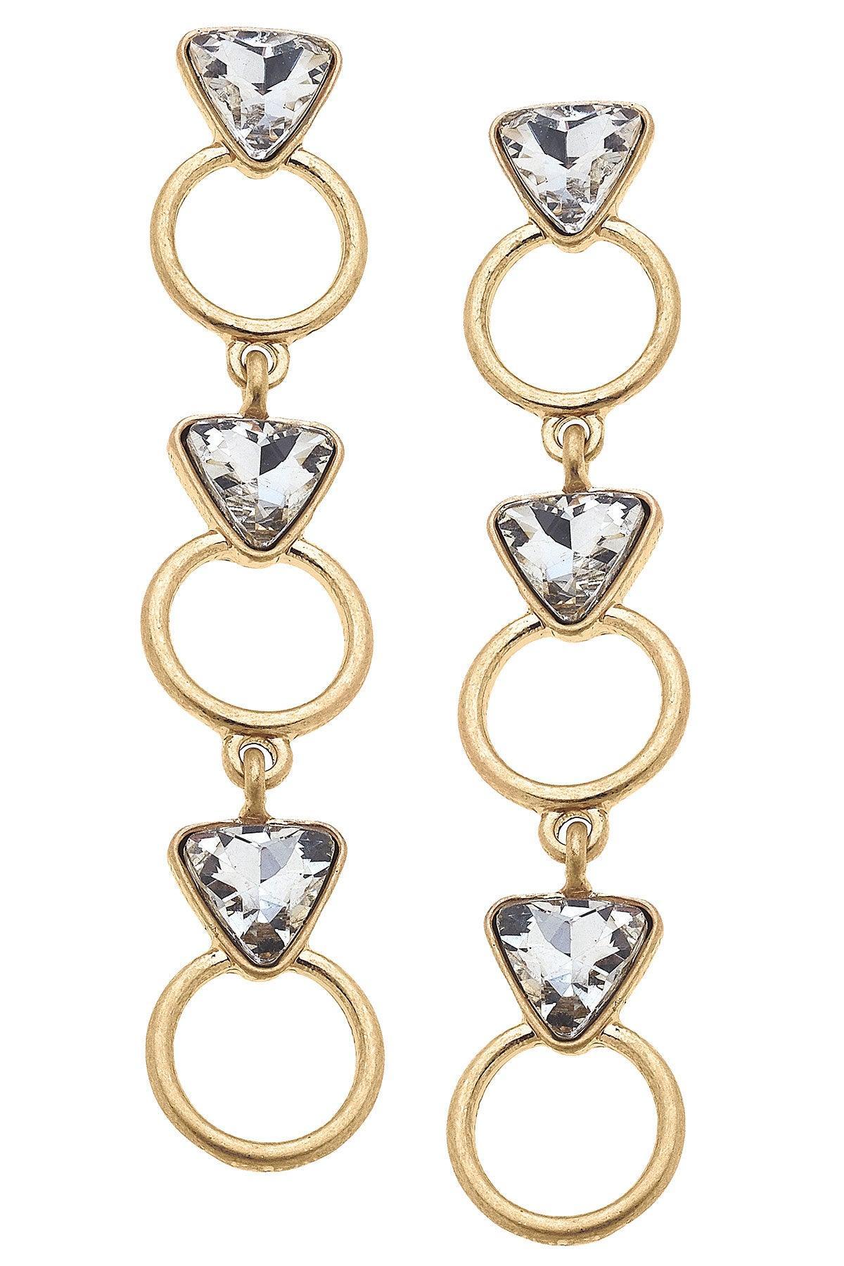 Put a Ring On It Linked Earrings - Juli's Wearable Art