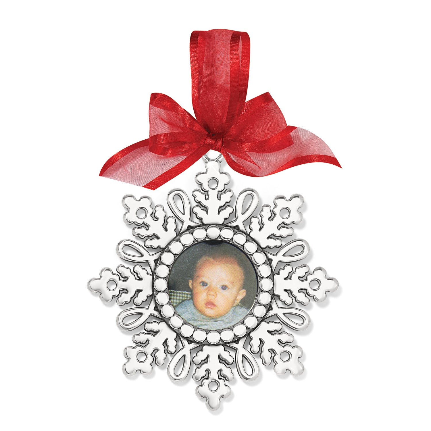 Brighton Snowflake Photo Delight Ornament