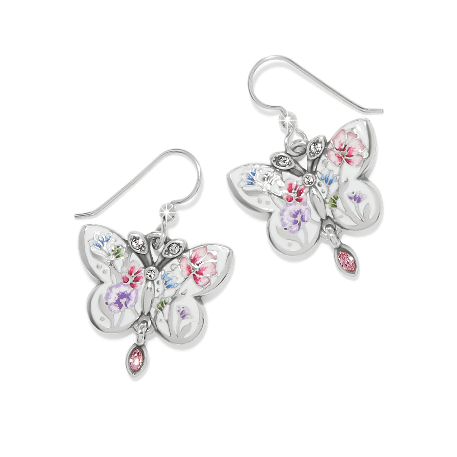 Brighton La Tulipe Butterfly French Wire Earrings