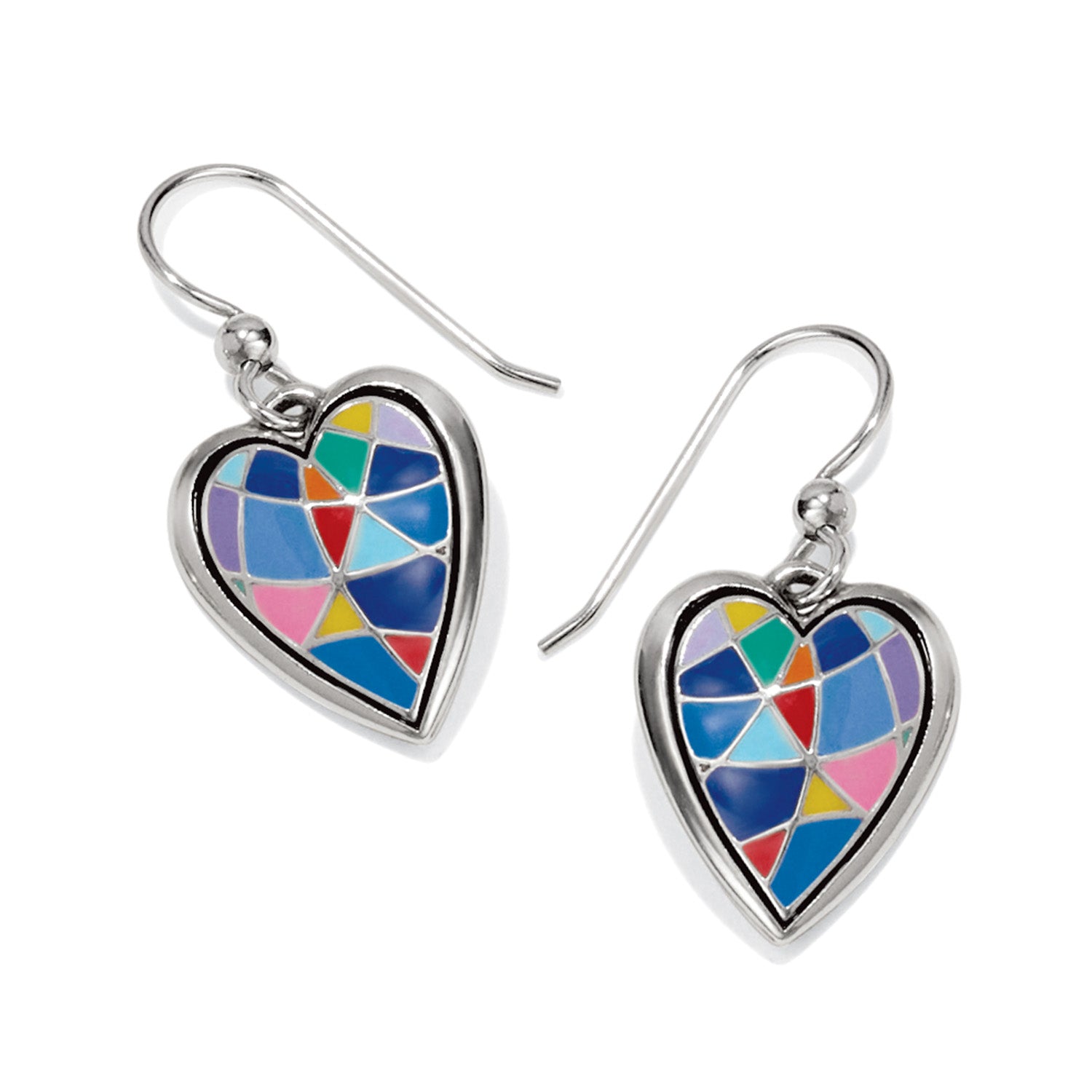 Brighton Colormix Heart French Wire Earrings