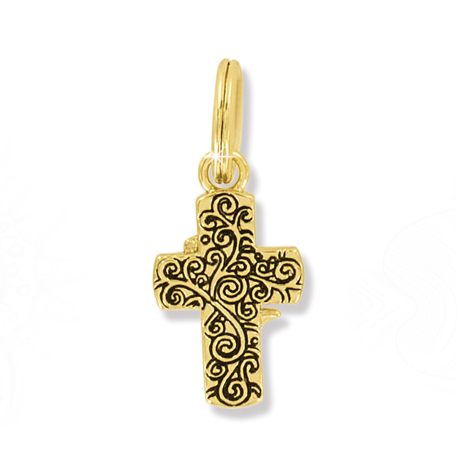 Brighton Easter Lily Cross Charm