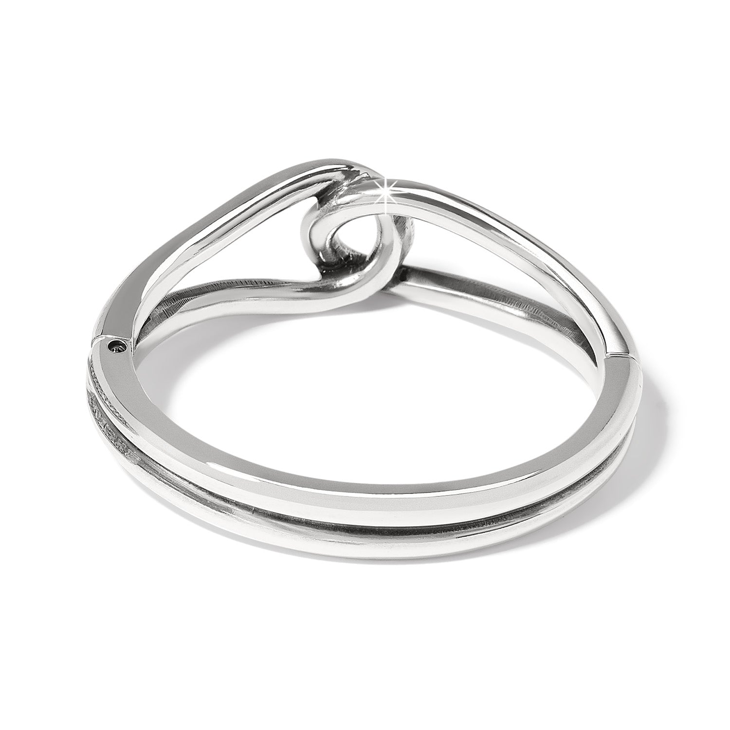 Brighton Interlok Curve Hinged Bangle