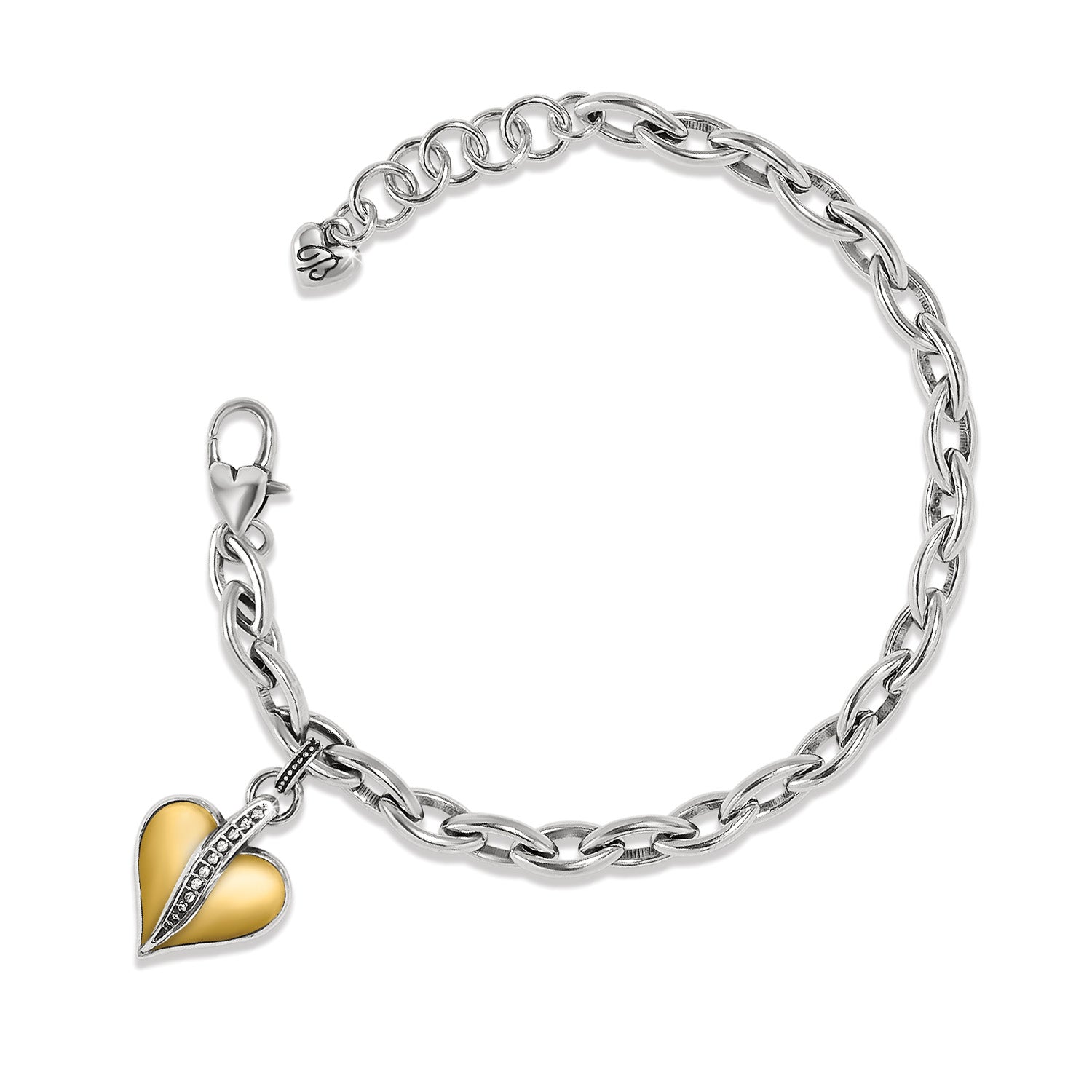 Brighton Precious Heart Two Tone Bracelet