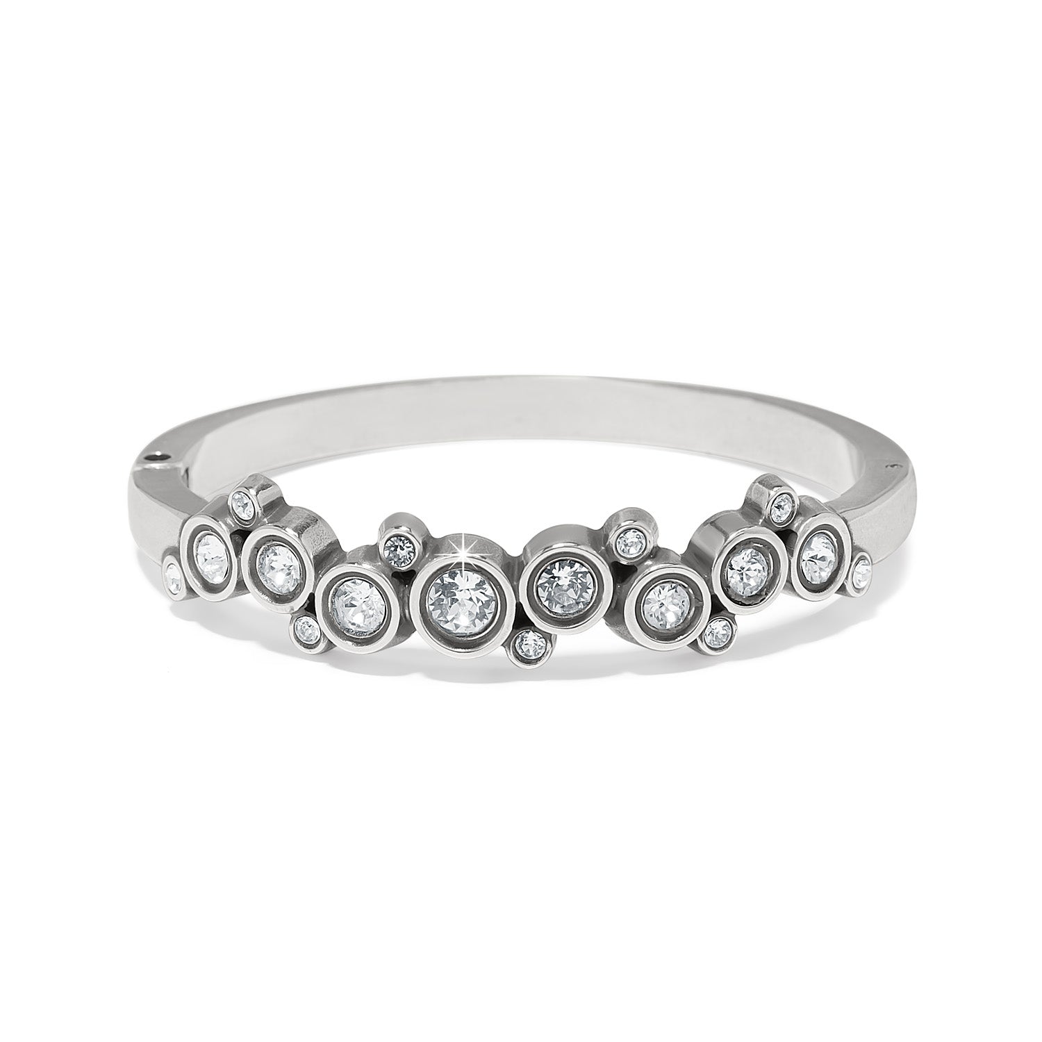 Brighton Constella Hinged Bangle - Silver