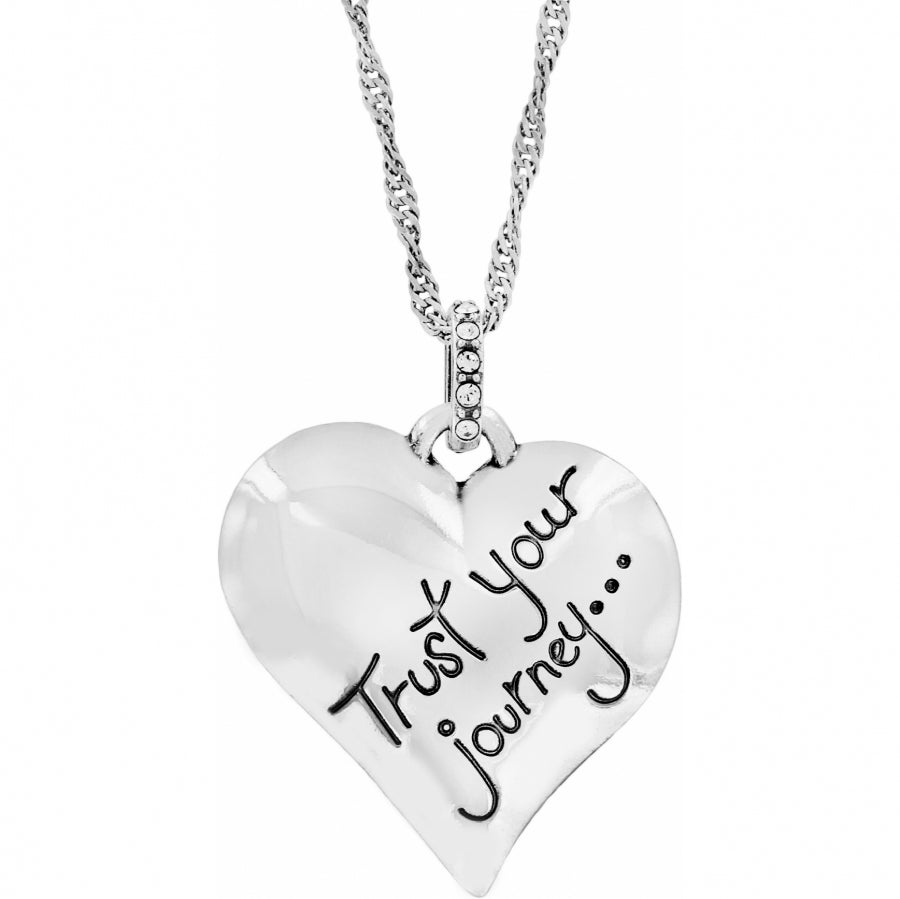 Brighton Trust Your Journey Heart Necklace