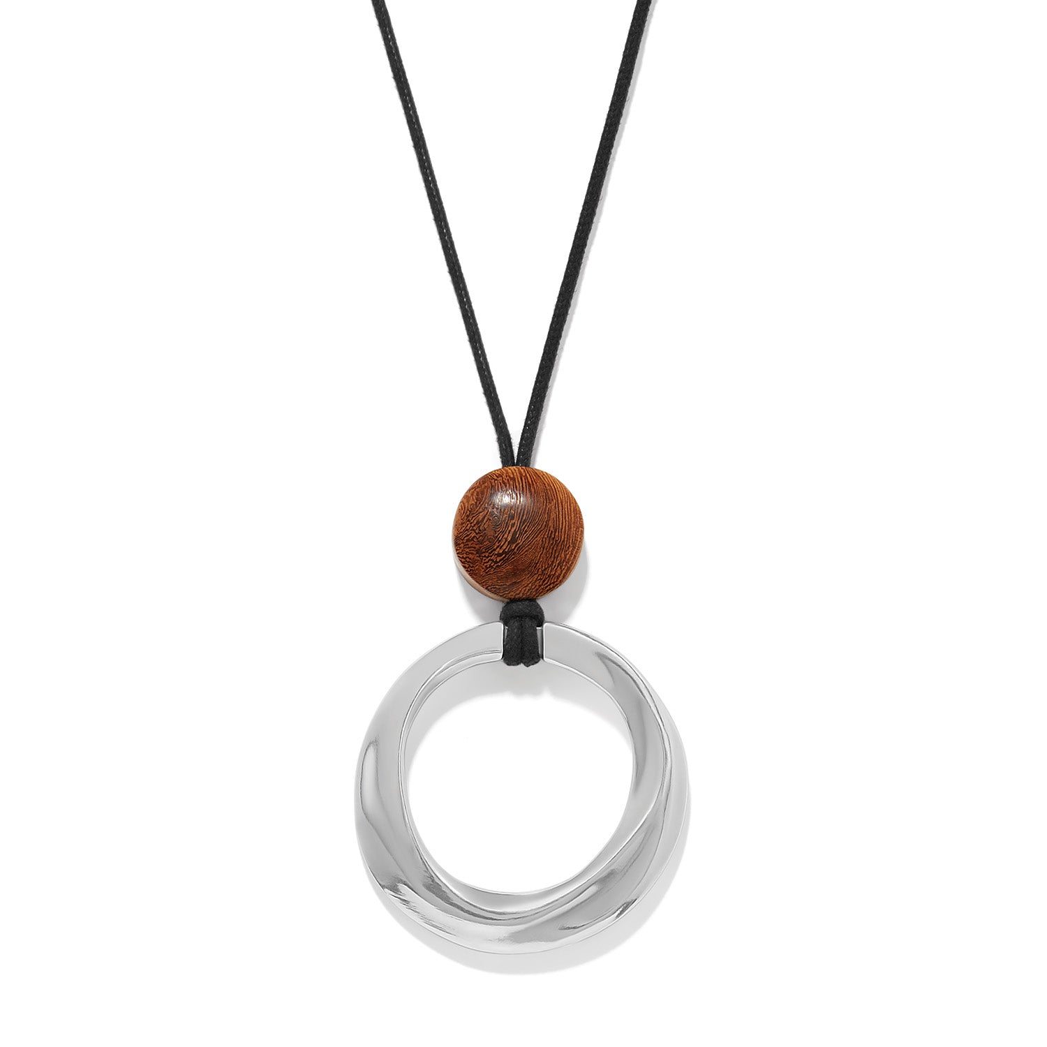 Brighton Brighton Cascade Rio Wood Ring Necklace