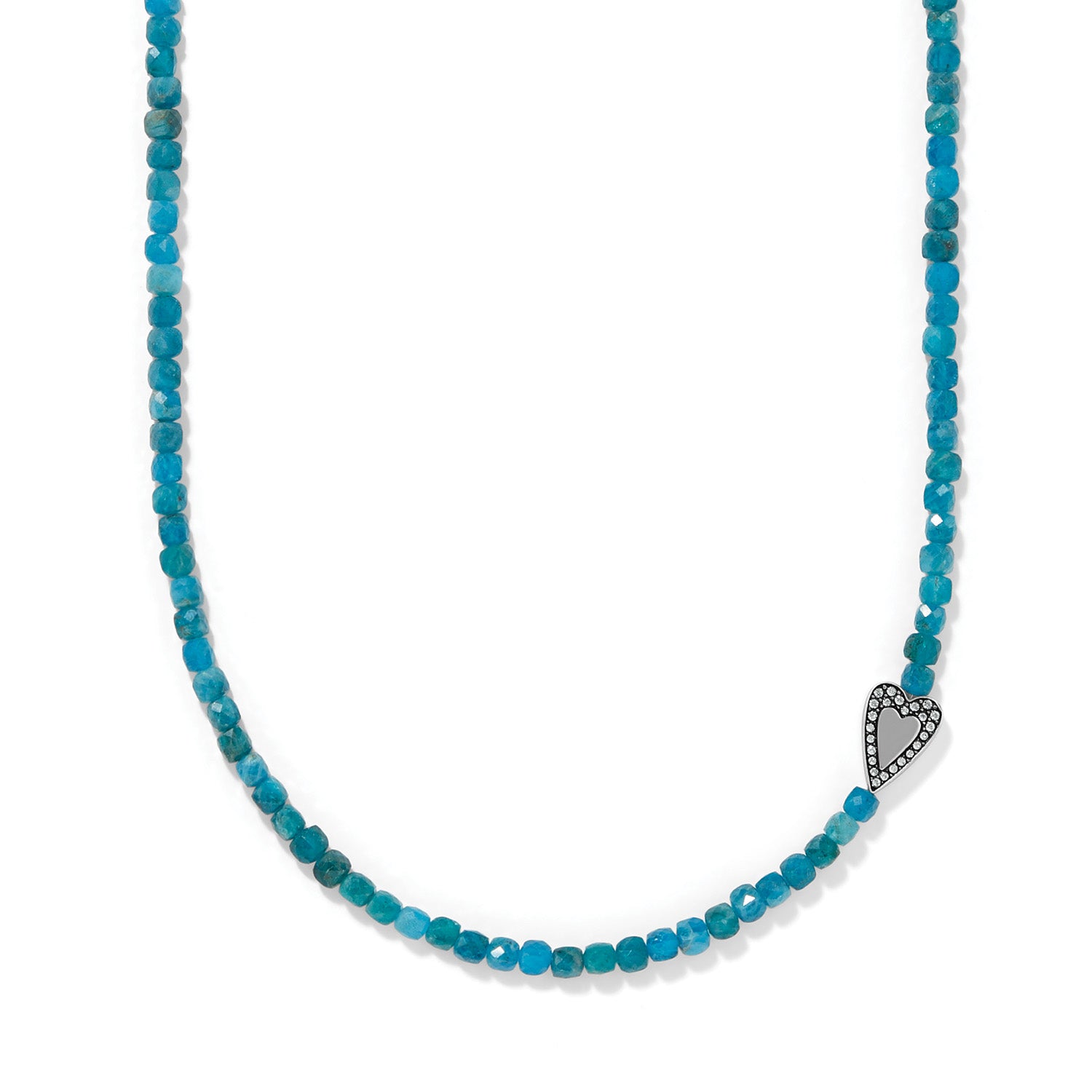 Brighton Love Messages Be Bold Teal Necklace