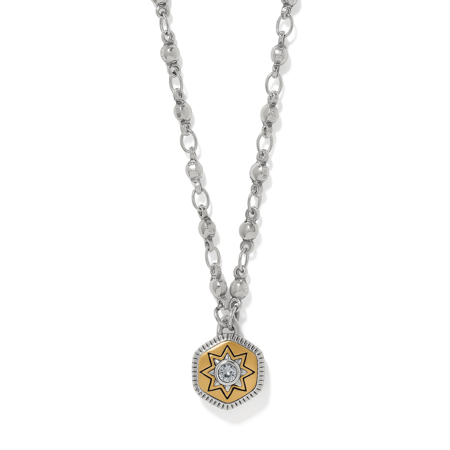 Brighton Mosaic Nova Mini Pendant Necklace | Two Tone