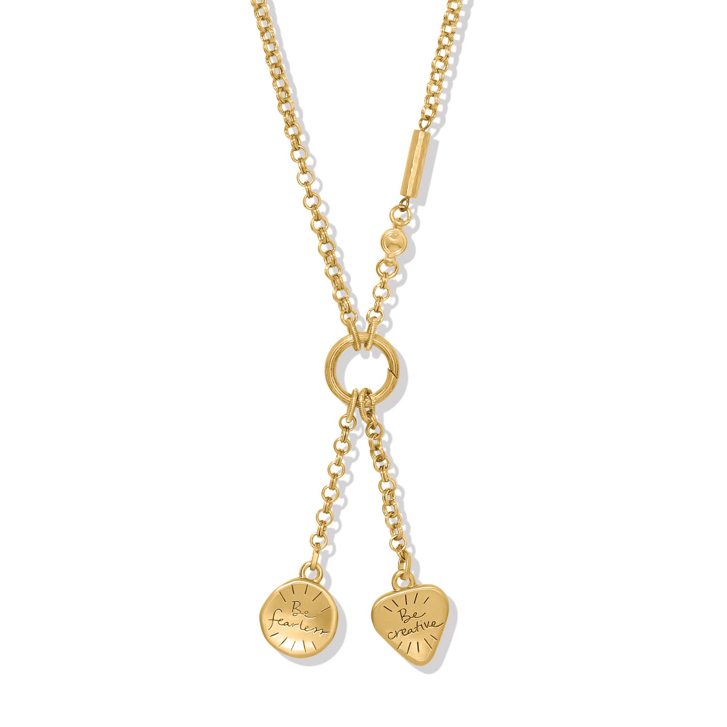 Brighton Kosmos Kaliedo Charm Lariat Necklace | Gold