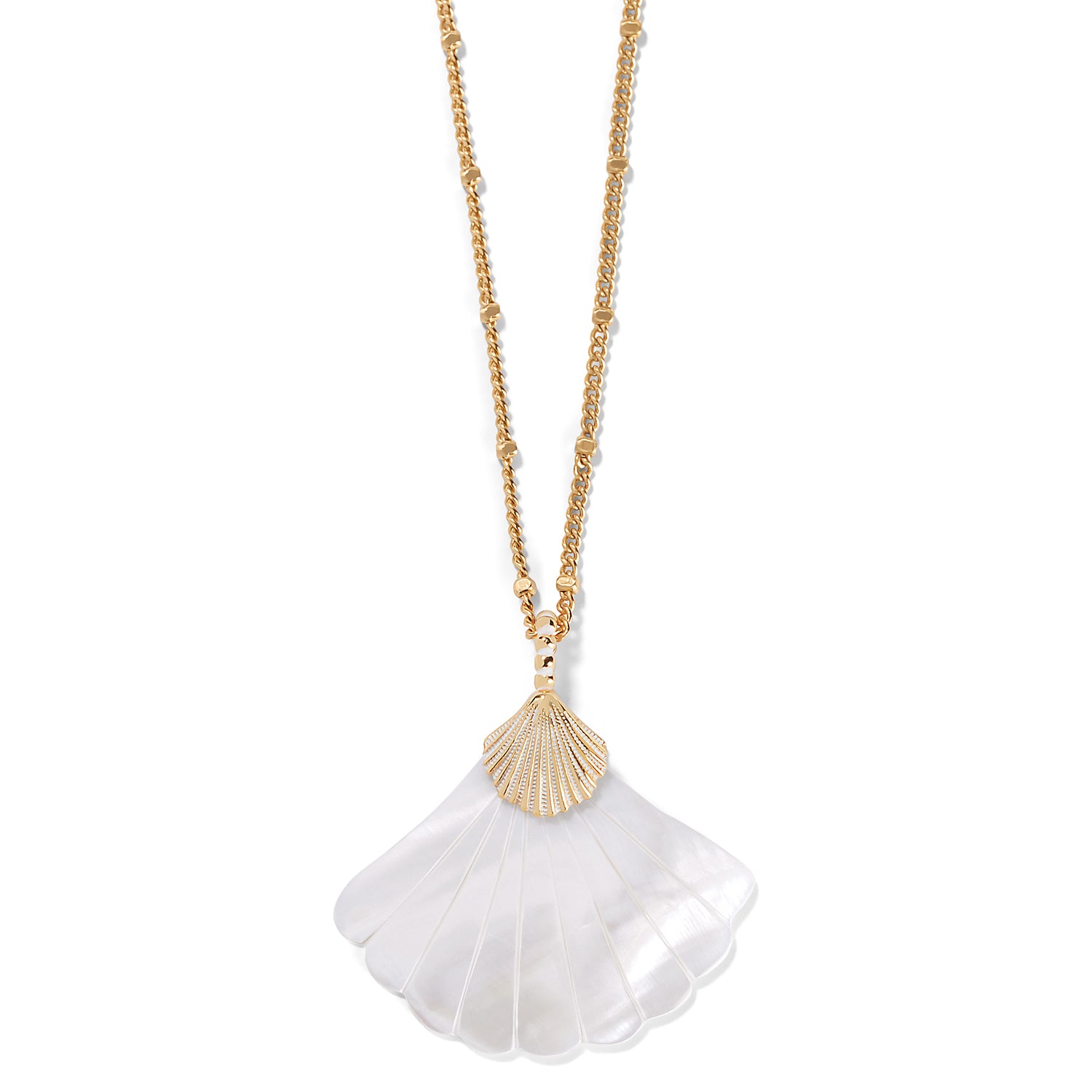 Brighton Sunset Cove Mother Of Pearl Shell Necklace