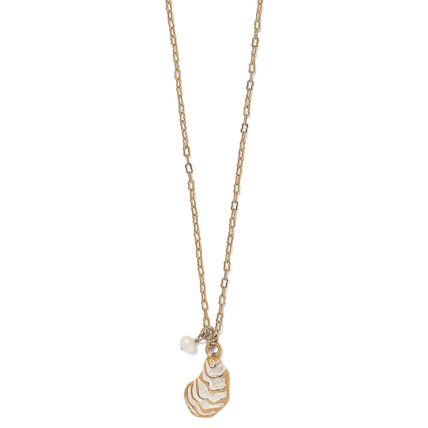 Brighton Sunset Cove Oyster Duo Necklace