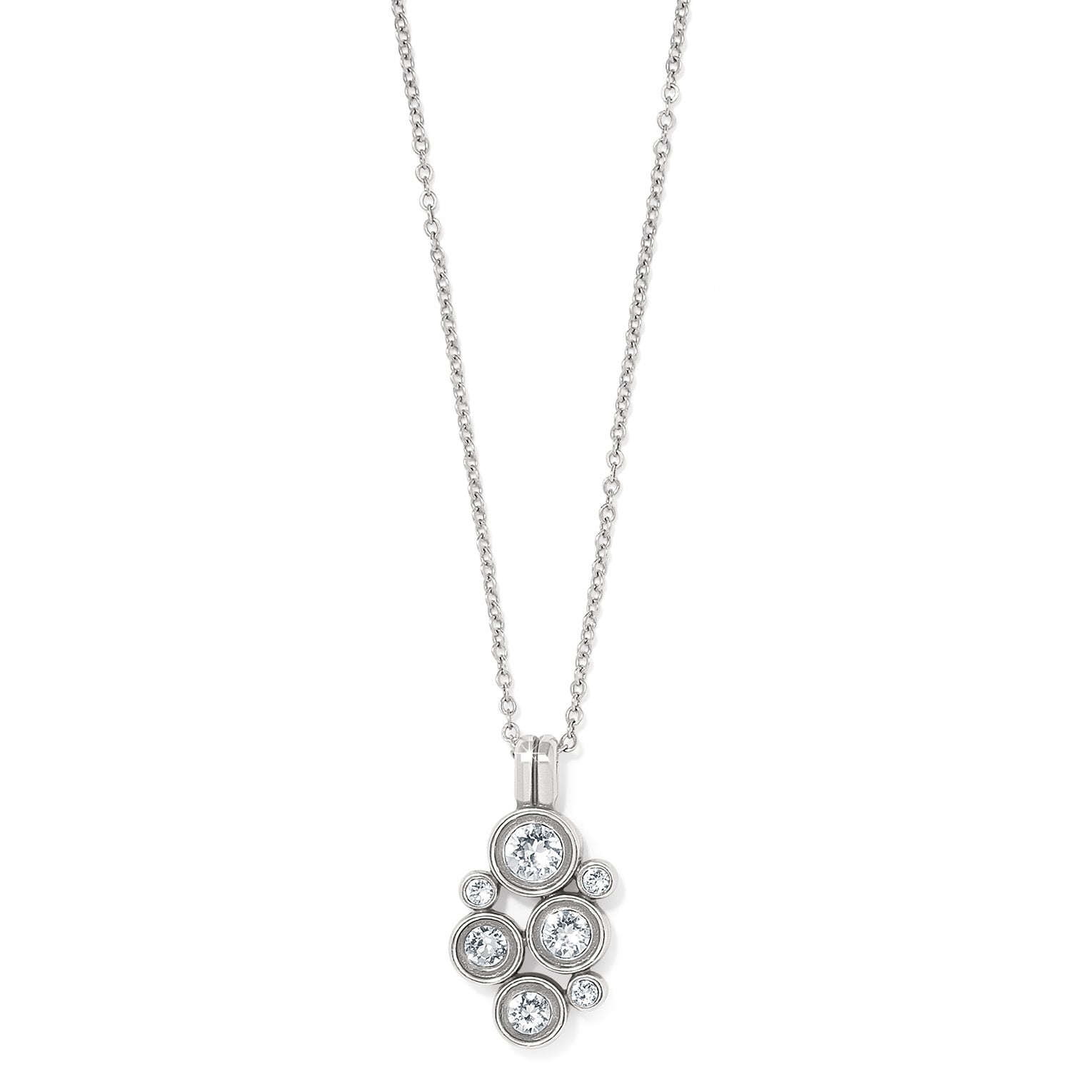 Brighton Constella Cluster Necklace - Silver