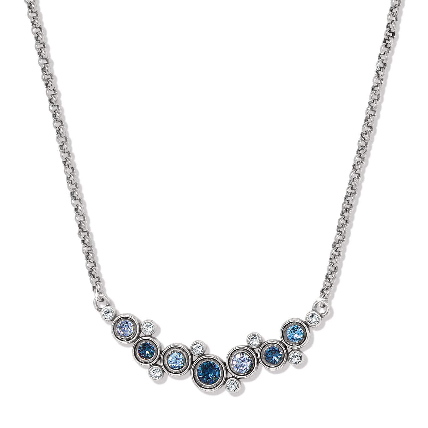 Brighton Constella Necklace - Silver & Blue