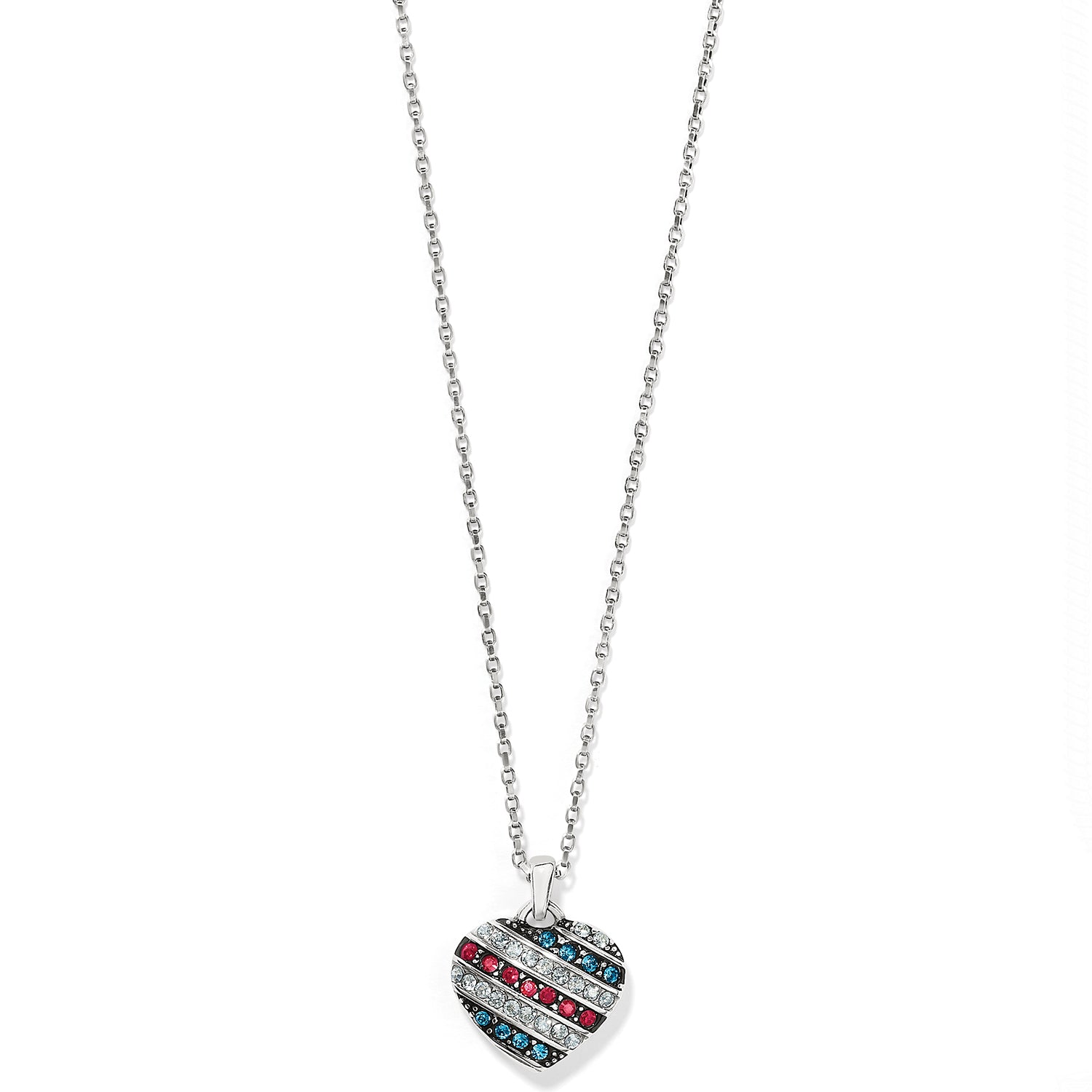 Brighton Americana Heart Necklace