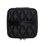 Quilted Travel Jewelry Case with Pouch | Black - Juli's Wearable Art